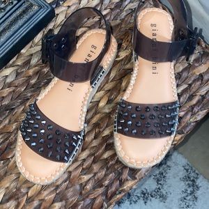 Studded sandals